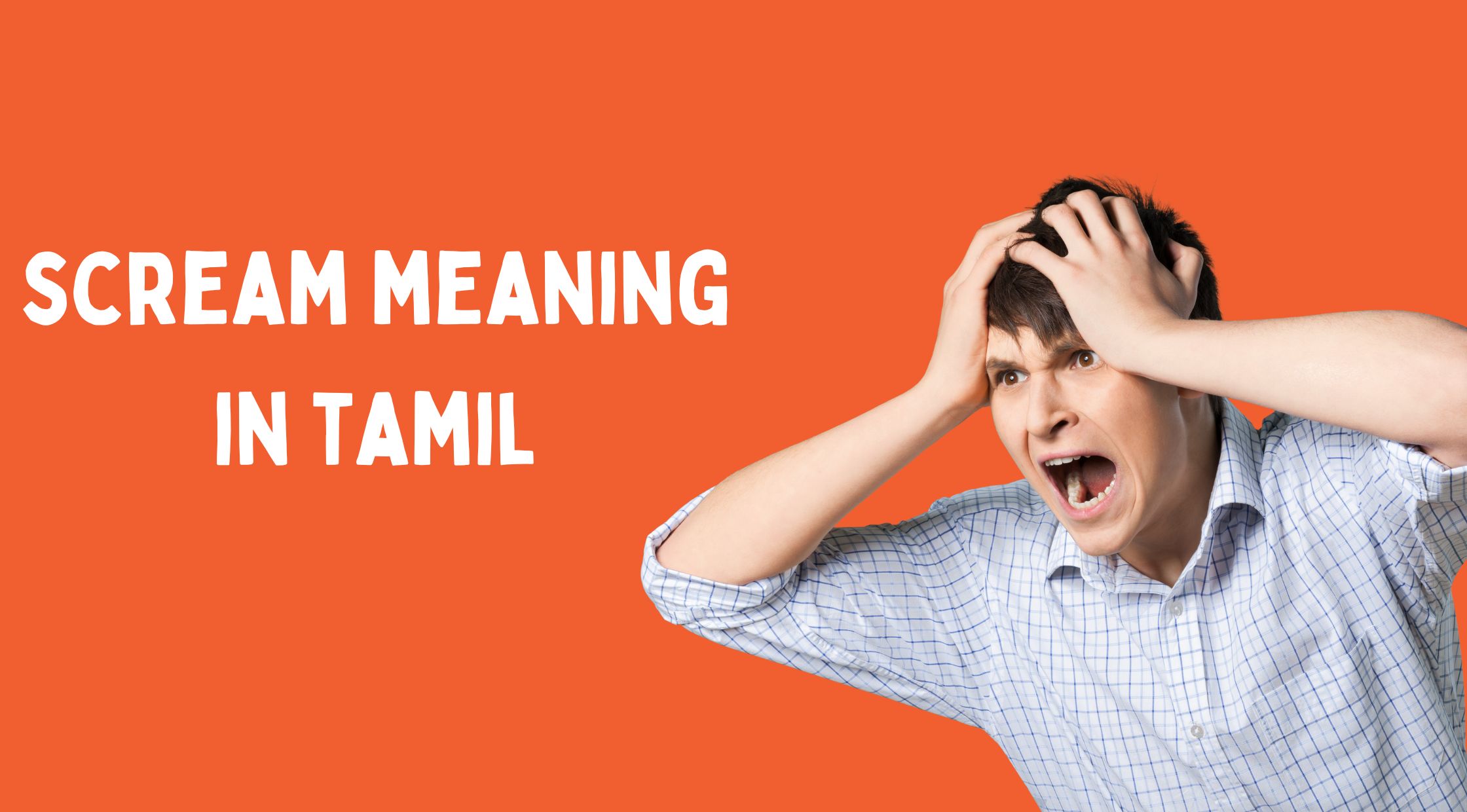 Scream Meaning in Tamil